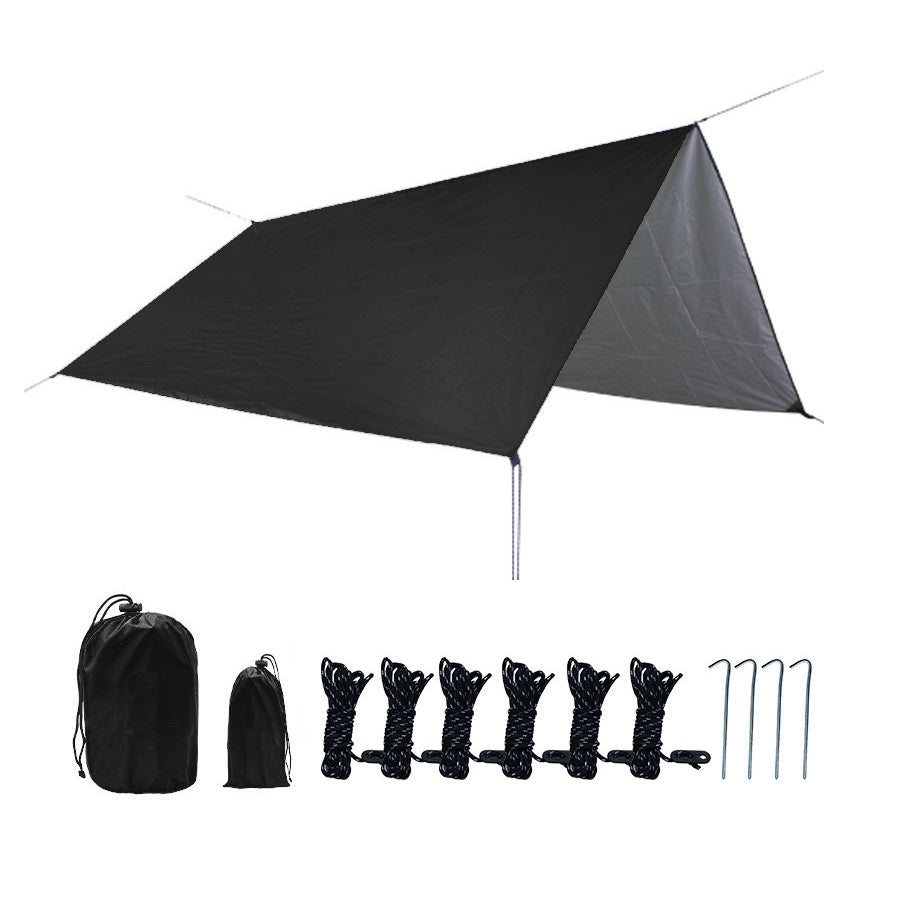 Outdoor camping tent Silver-coated vinyl sunblock and rainproof shade pergola picnic camping tent