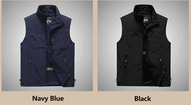 New Waistcoat Male Outdoor Leisure Young Photography Fishing Vest Sports Sleeveless Vest