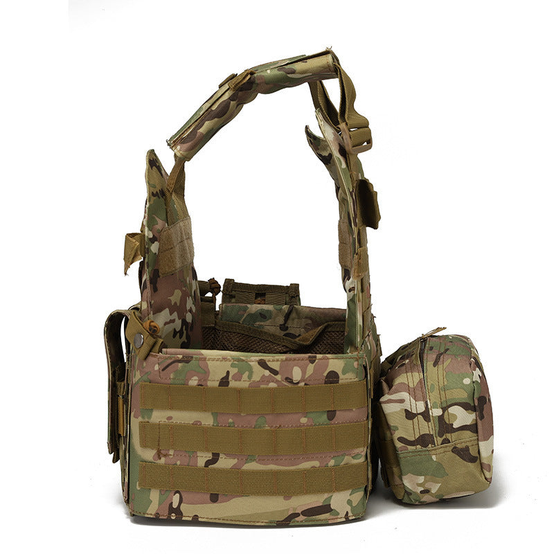Combined Outdoor Tactical Multi-functional MOLLE Extended Convenient Military Training Combat Vest