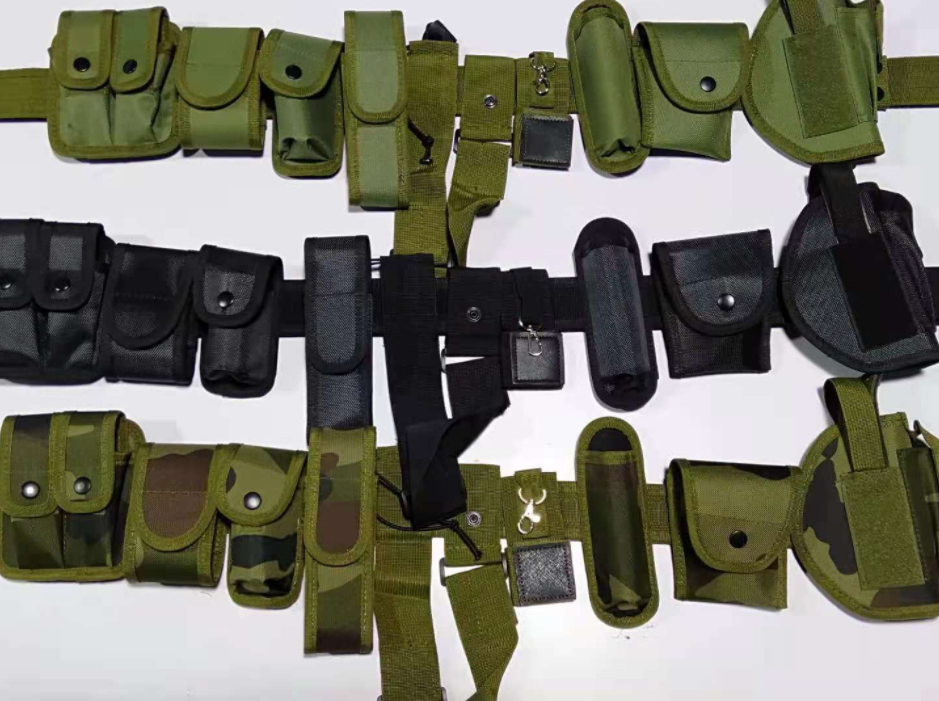 Multi-function Belt 10-piece Tactical Belt Security Patrol Belt Duty Belt