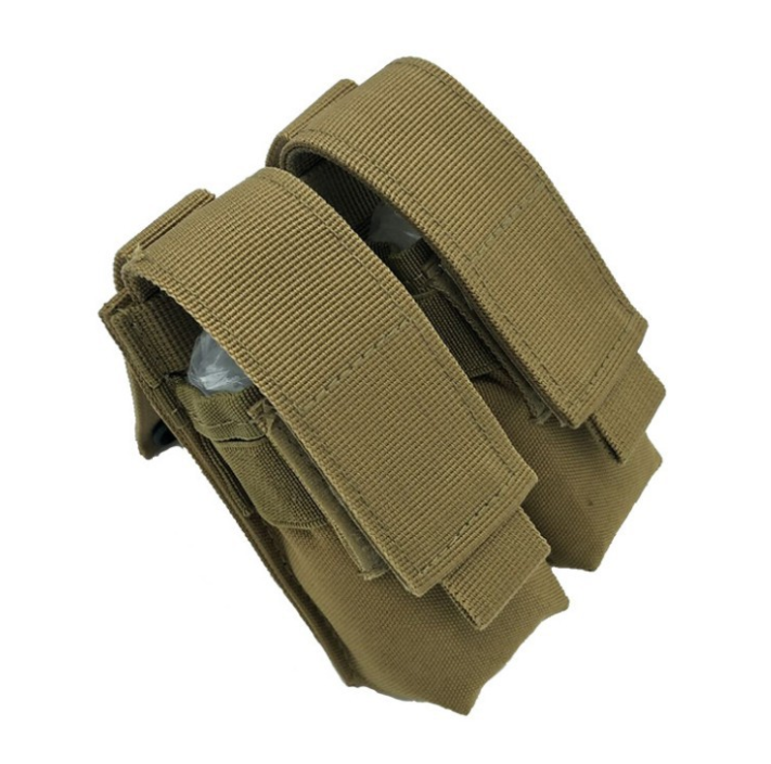 Outdoor Tactical Single Double Magazine Pouch Flashlight Bag