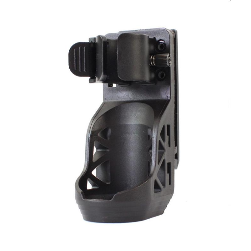 Tactical Flashlight Sleeve Plastic Steel Quick Pull 360° Rotating Flashlight Holder Pepper Spray Holder