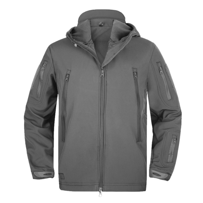 Tactical Emergency Jacket Outdoor Waterproof Soft Shell Fleece Coat