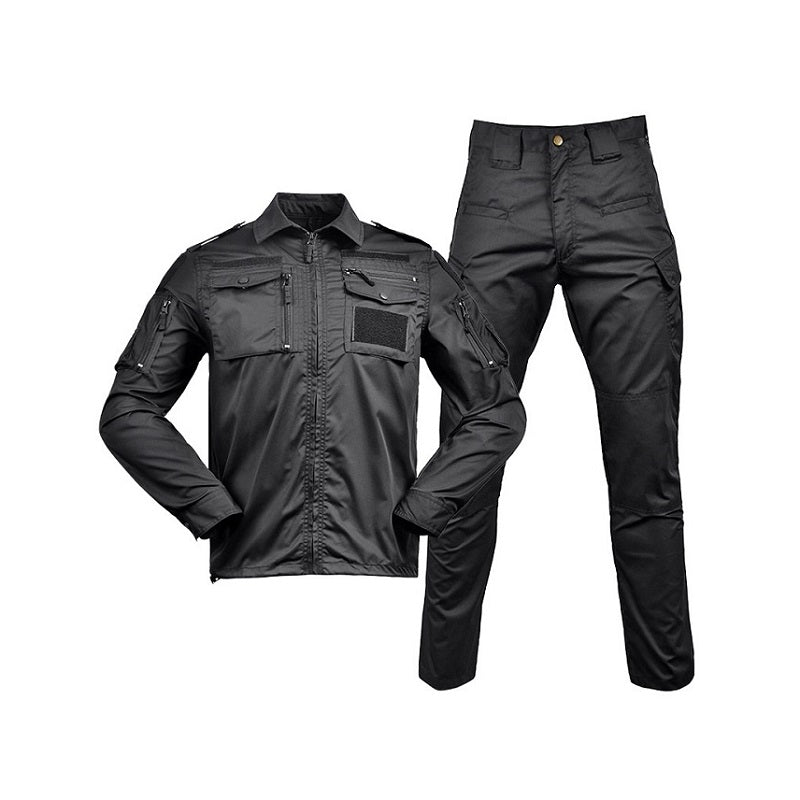 military gear black Outdoor Camouflage Tactical Suit Instructor's Uniform Male Field Long – Torunsun Outdoor Tactical Gear Supplies
