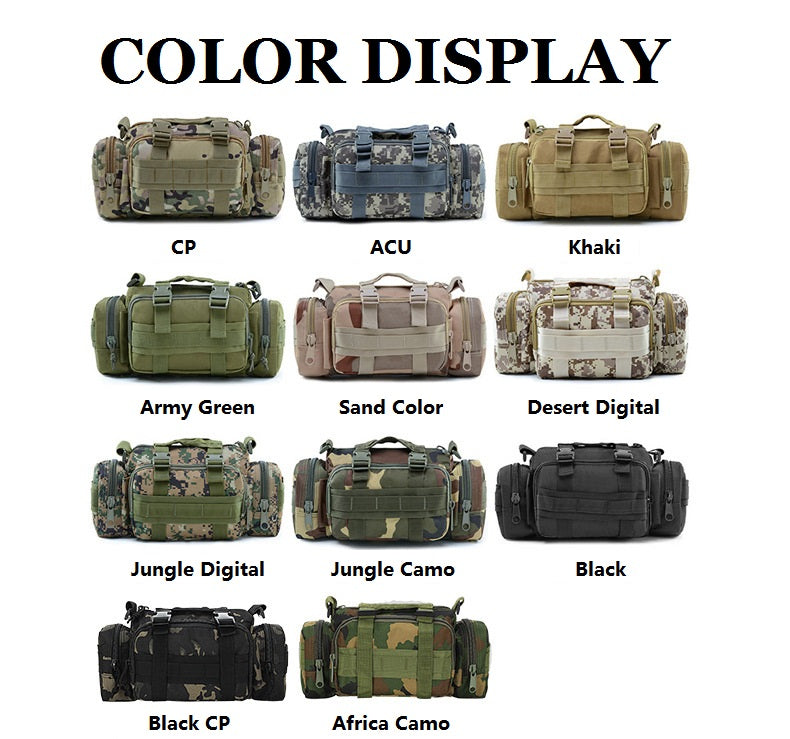 Multifunctional Outdoor Tactical Gear Fanny Pack Cycling Shoulder Bag