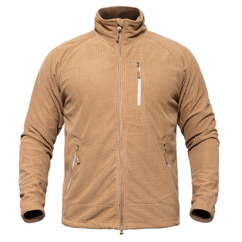 Fleece Thermal Jacket Tactical Fleece Sweater Outdoor Hiking Warm Coat
