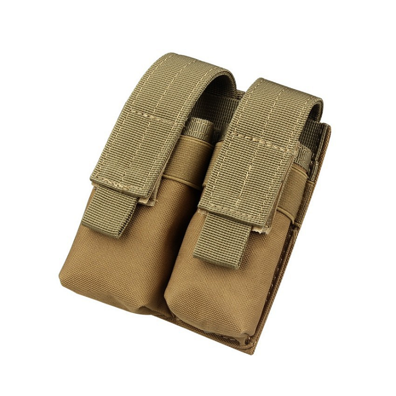 Outdoor Tactical Single Double Magazine Pouch Flashlight Bag