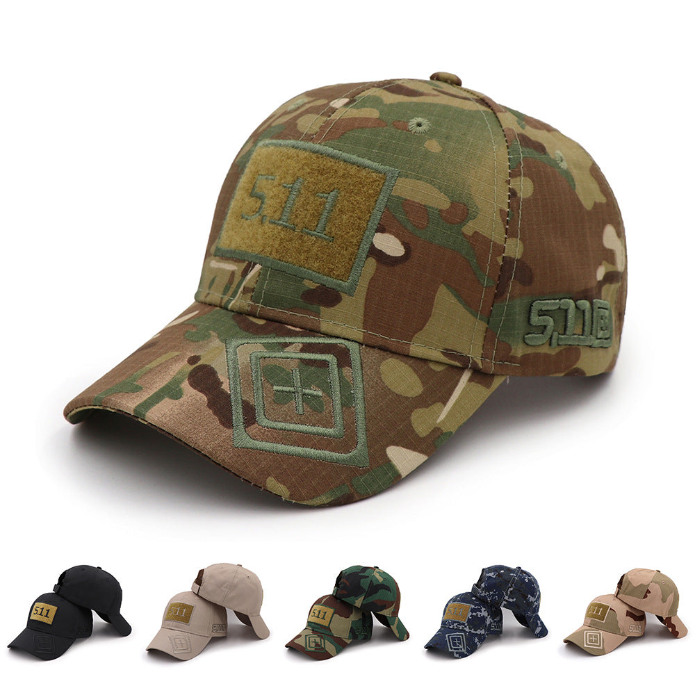New Outdoor Combat 5.11 Velcro Camouflage Baseball Tctical Cap