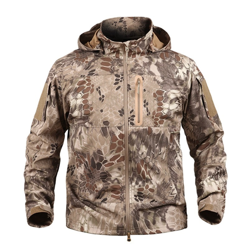 Outdoor Trench Coat Soft Jacket Sports Combat Jacket Tactical Men's Coat