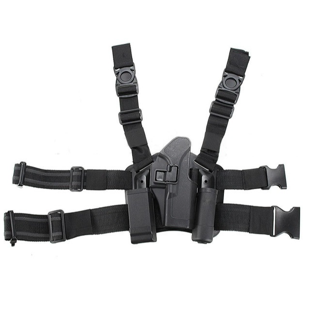 Tactical Quick Draw Holster Fits for M1911 M92 P226 USP Glock 17 Plastic Thigh Holster