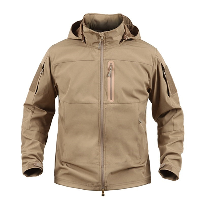Outdoor Trench Coat Soft Jacket Sports Combat Jacket Tactical Men's Coat