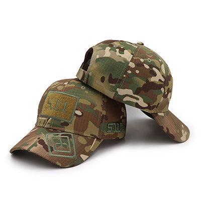 New Outdoor Combat 5.11 Velcro Camouflage Baseball Tctical Cap