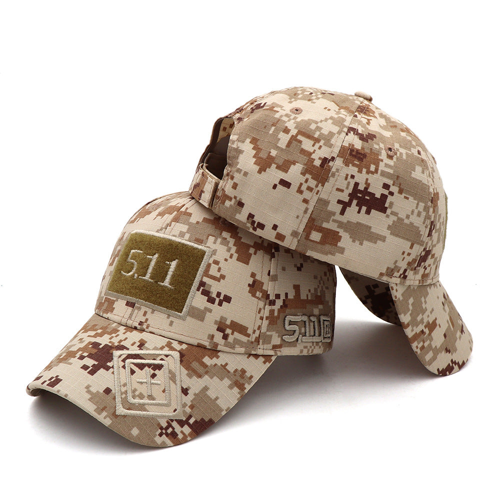 New Outdoor Combat 5.11 Velcro Camouflage Baseball Tctical Cap