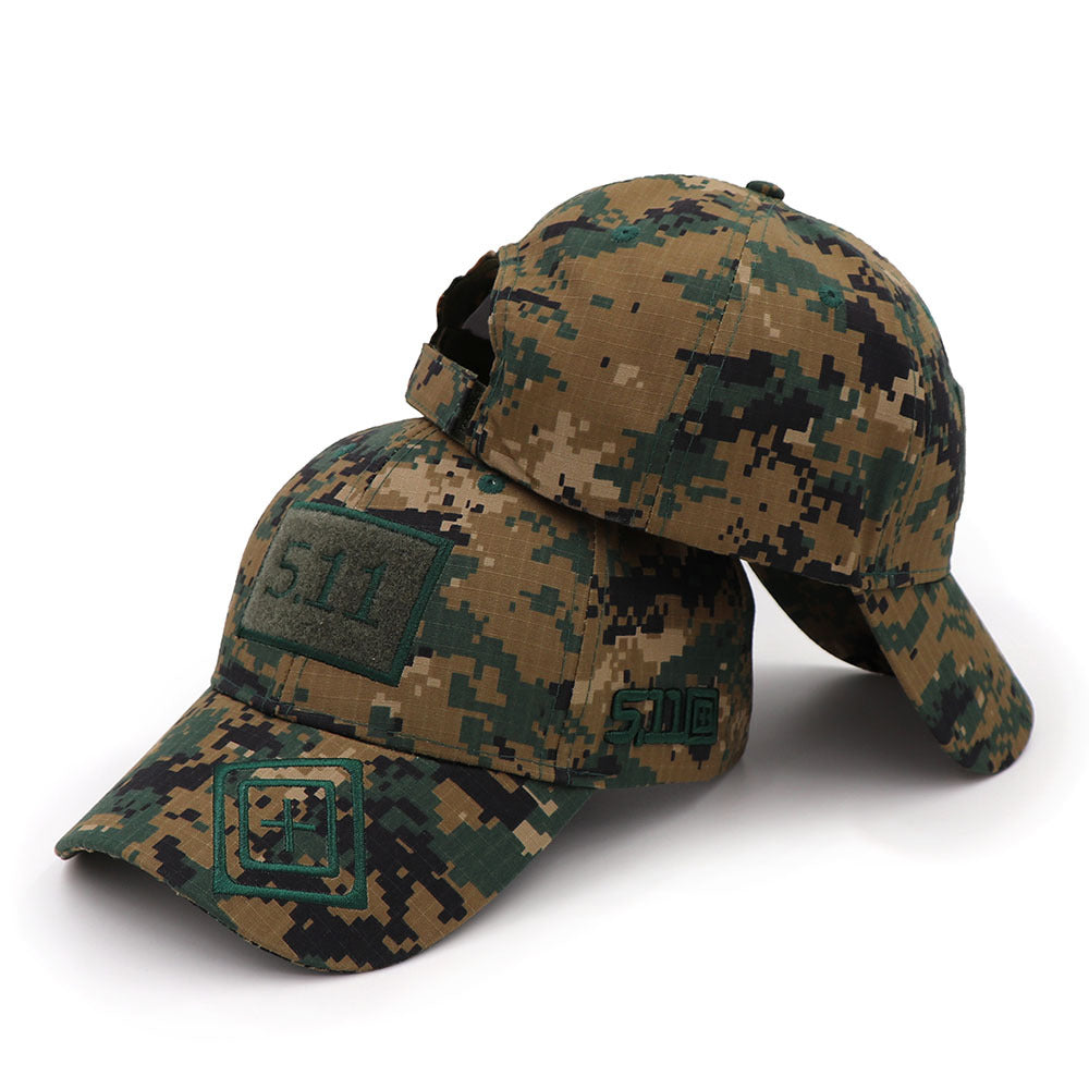New Outdoor Combat 5.11 Velcro Camouflage Baseball Tctical Cap
