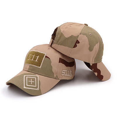 New Outdoor Combat 5.11 Velcro Camouflage Baseball Tctical Cap